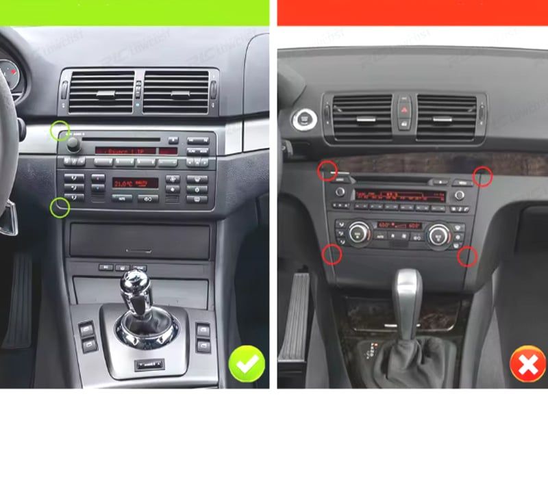 RÁDIO GPS ANDROID 15 BMW SÉRIE 3 E46 98-05 / COMPACTO 01-05 / CABRIO 00-06 / TOURING 99-05 / COUPÉ 98-06 7" 4GB+64GB