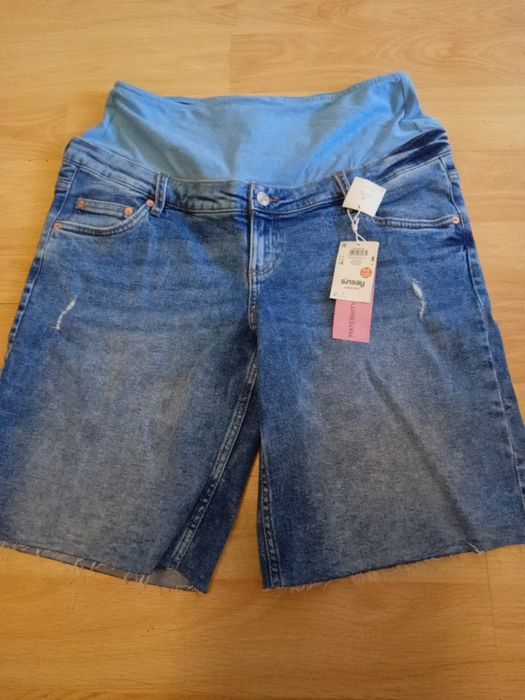 Джинсові шорти для вагітних