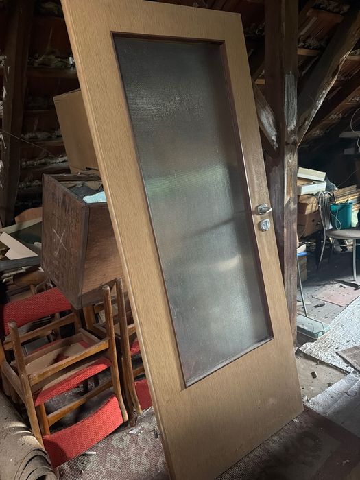 Drzwi 80 Prawe i lewe PRL 204 cm 5 szt.
