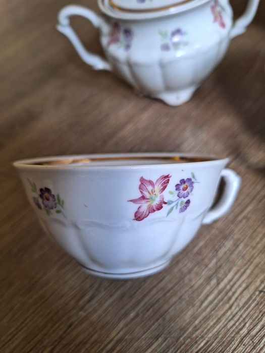 Serwis kawowy 10 osób PRL Wałbrzych