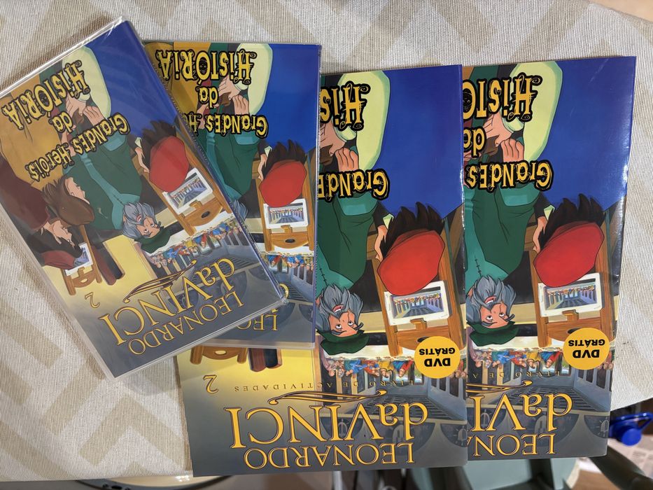 Grandes heróis da história + DVD’s