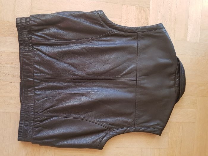 Кожаная мужская жилетка Prince