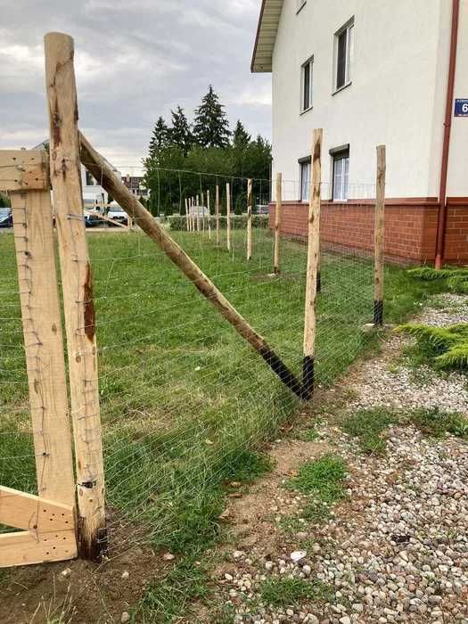 Tanie ogrodzenia tymczasowe budowlane z siatki leśnej