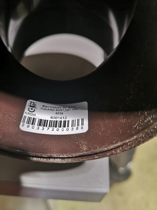 Kolanko Krop PCV 90/63,5 Blachotrapez