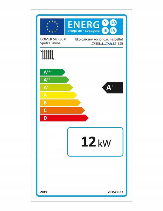 Kocioł 12KW piec na pellet PELLPAL