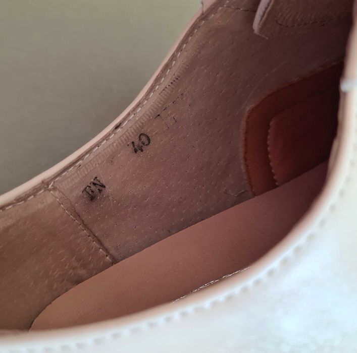 Sapatos Oxford mulher Mocassins verão Senhora pele natural Novos t.39