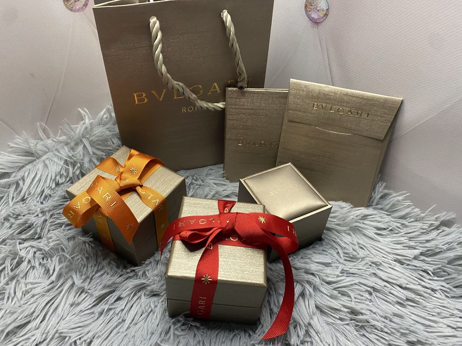 Упаковка для кольца Булгари.Bvlgari