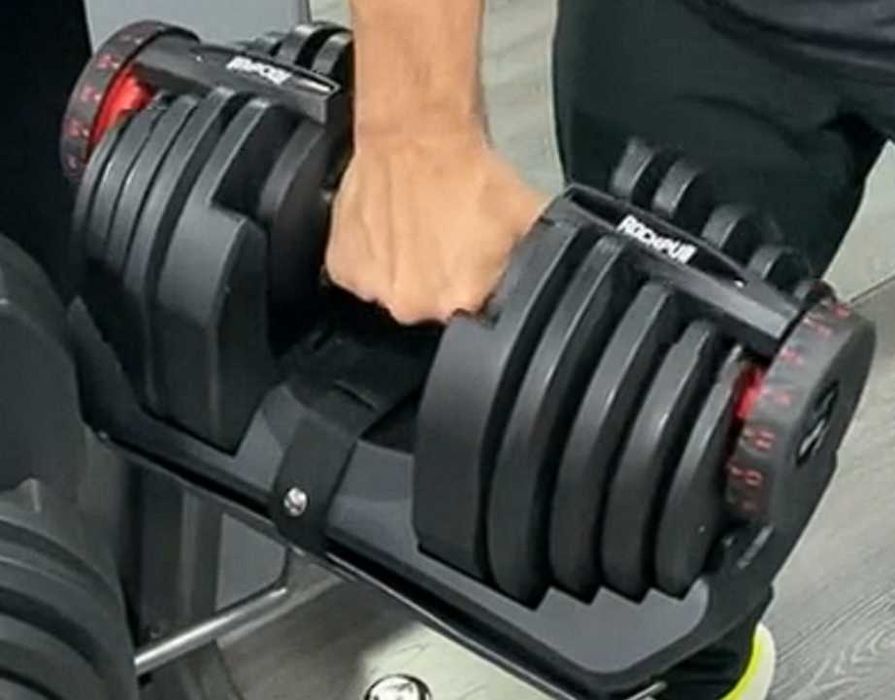 регулируемая гантеля 5 - 40 кг + подставка 17 уровней гантелі гантель