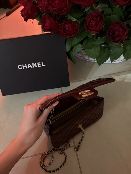 Бордова сумка Chanel, сумка шанель