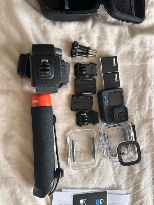 GoPro HERO12 Black – jak nowe, użyte raz + zestaw akcesoriów