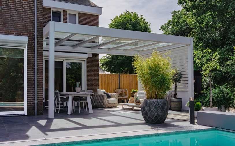 Zadaszenie tarasu, weranda aluminiowa PINELA GLASS - różne wymiary!