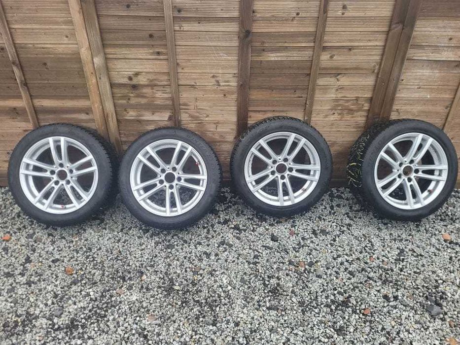 Koła zimowe BMW 3 F30/E91 ALUFELGI opony DUNLOP 225/50R17