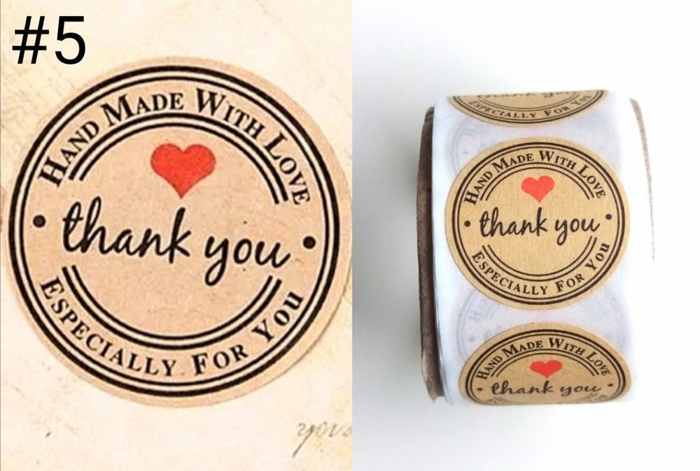 Бирки, наклейки, этикетки "Hand Made" упаковка изделий ручной работы