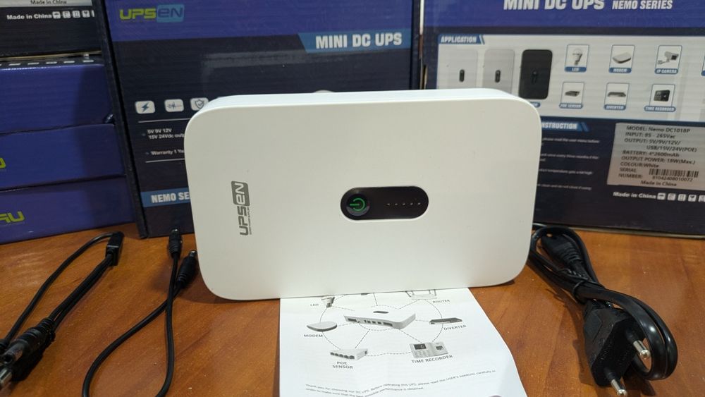 Мини ИБП, безперебойник, повербанк  для роутера , модема USB 5, 9, 12v