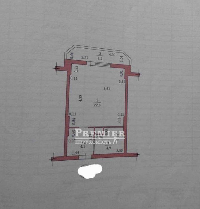 1-комнатная квартира по адресу (площадь 35 м²) - Atlanta.ua - фото 8