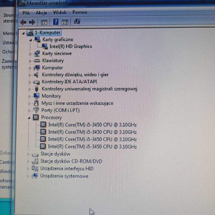 Sprawny komputer: Intel i5-3450 4x3,1GHz/RAM8/SSD120+HDD1000