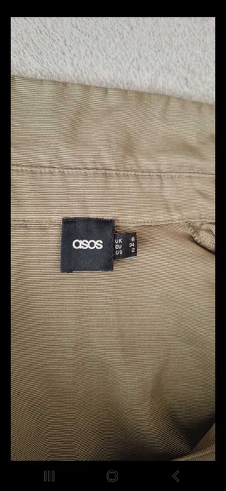 Piękna zielona sukieneczka Asos rozmiar 34