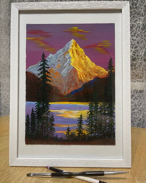 Картини гуашшю …. На акварельній бумазі