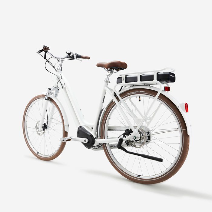 Bicicleta Elétrica de Cidade Elops 920 Connect LF Branco