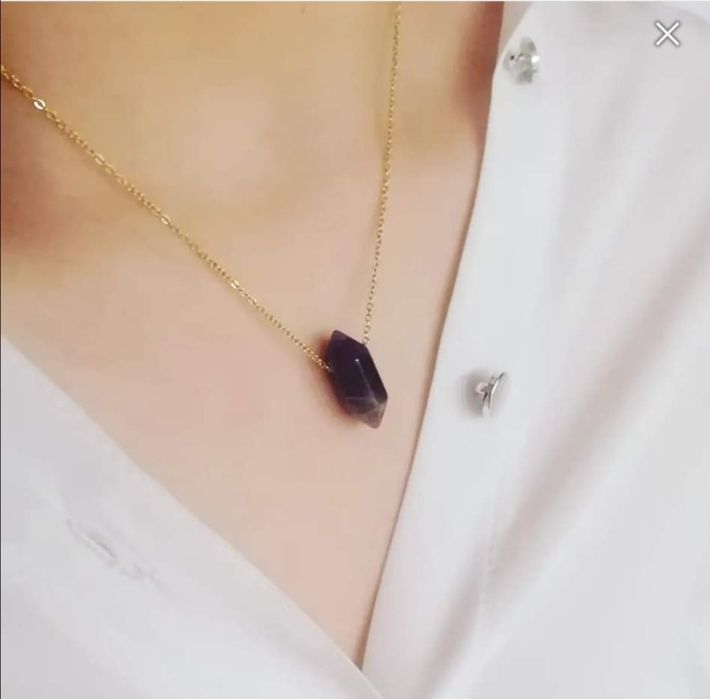 Naszyjnik z Ametystem