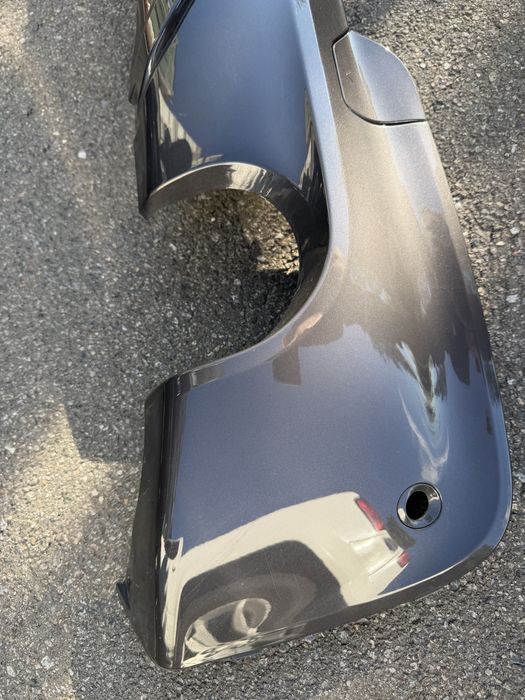 Спойлер (накладка) заднього бамперу BMW X3 G01 51128094860 (під круглі вихлопні) гарний стан