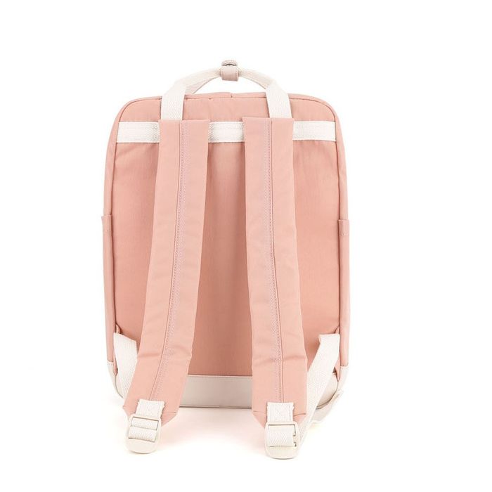 duży, miejski plecak damski w jasnoróżowym kolorze - himawari