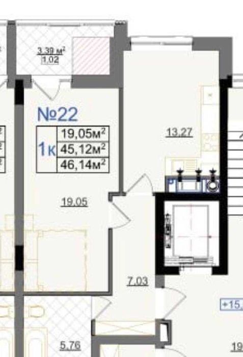 1-комнатная квартира по адресу Очеретяная ул. (площадь 51 м²) - Atlanta.ua - фото 3