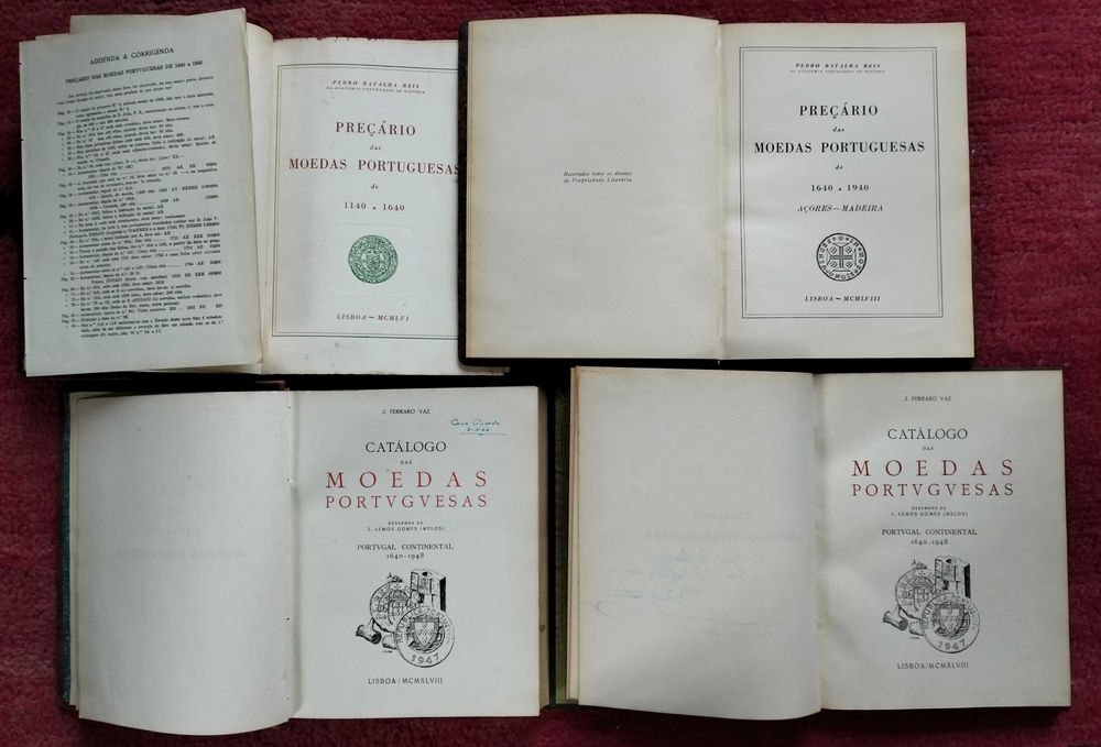 Livros: Moedas de Portugal de J. Ferraro Vaz e Pedro Batalha Reis