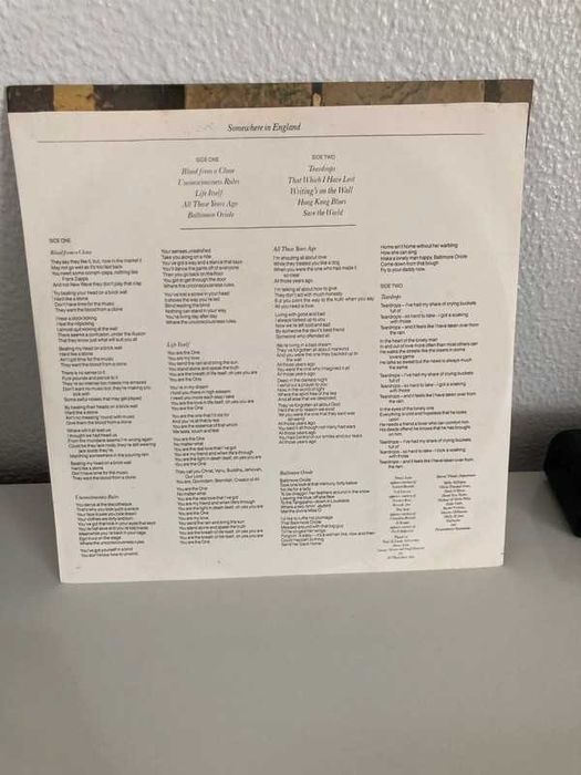 Vinil George Harrison "Somewhere in England"
