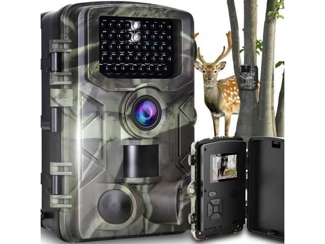 Fotopułapka Kamera Leśna Myśliwska Full Hd Ir Czujnik Ruchu Tryb Nocny