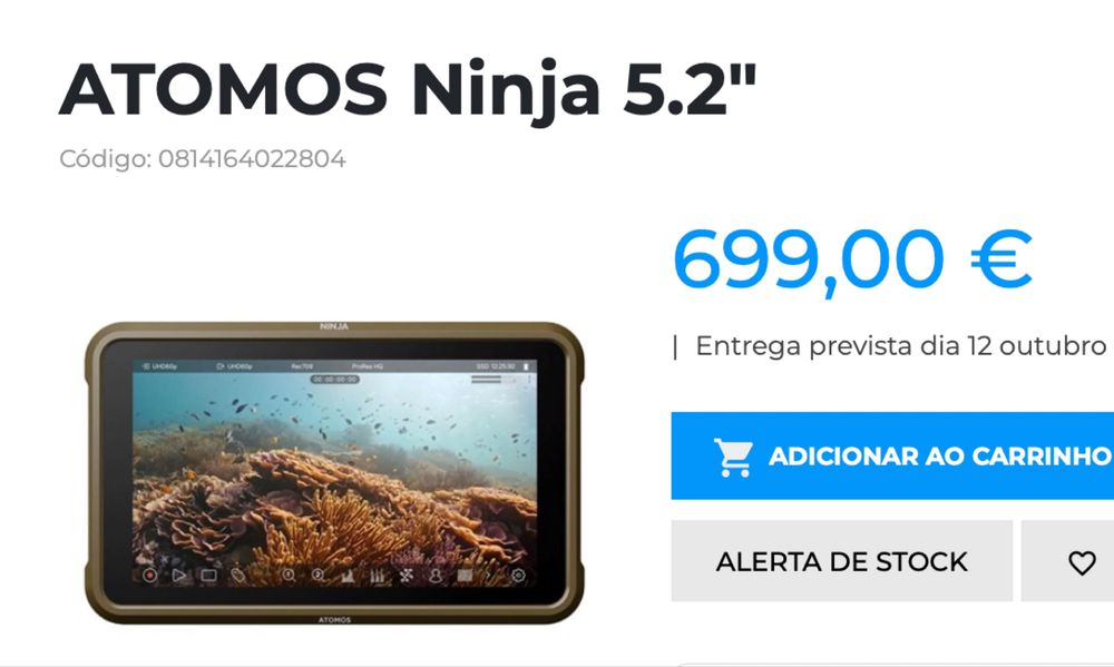 Atomos Ninja V 5.2