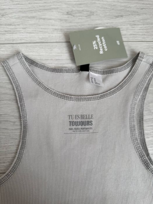Трендовая женская хлопковая майка H&M