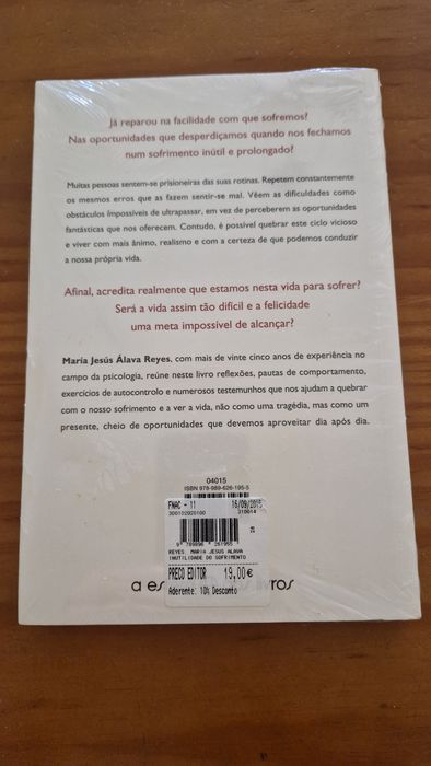 Livro "A inutilidade do Sofrimento" Novo
