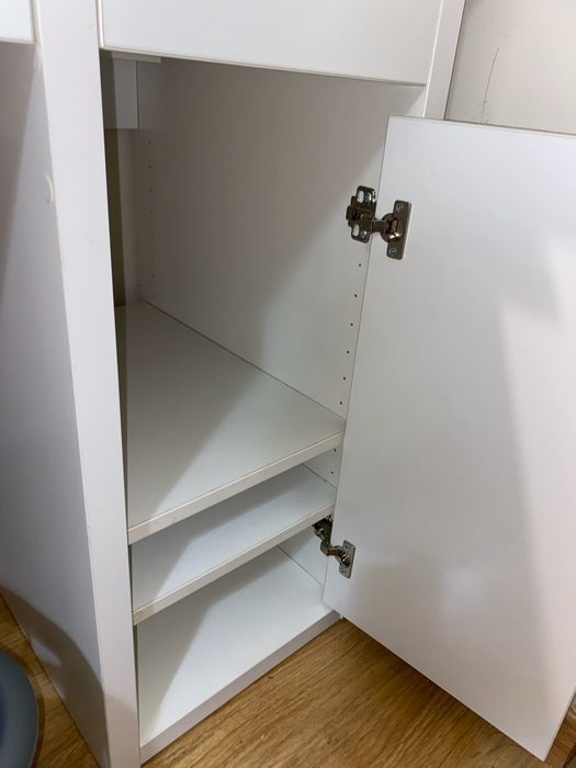 Secretária, branco, 105x50 cm