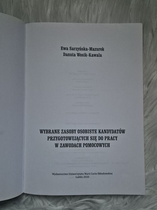 Książka Wybrane zasoby osobiste kandydatów przygotowujących się ...
