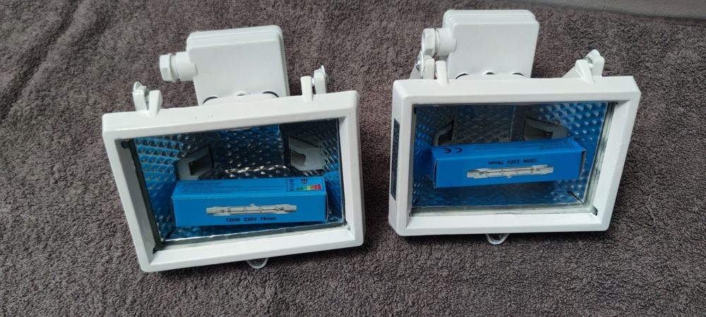 Foco projetor halogéneo branco exterior