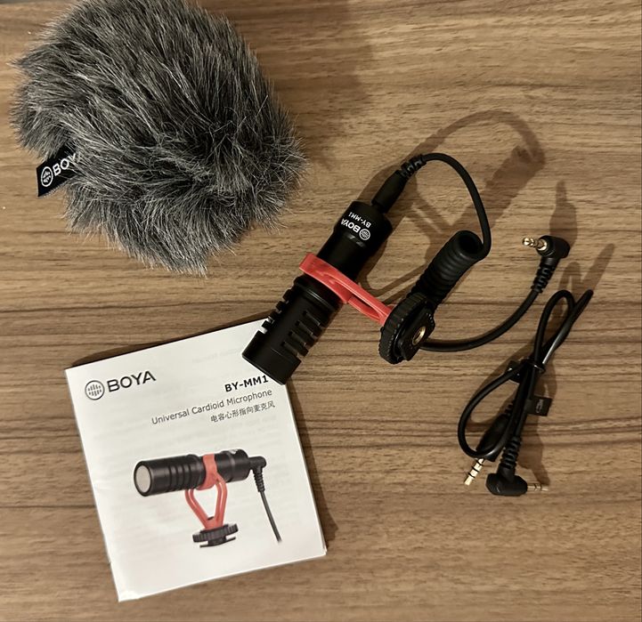 Microfone Boya by MM1 - NOVO