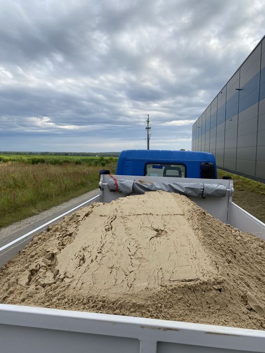 Transport wywrotka, piasek żwir beton drewno