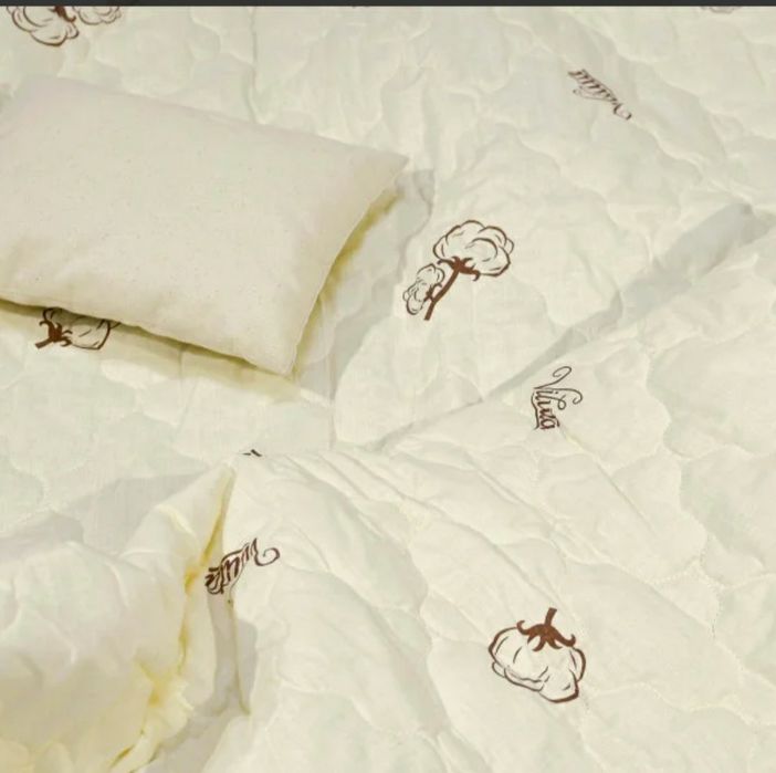 Найкраща літня ковдра. Бавовняна на 100%. VILUTA. Різні кольори.