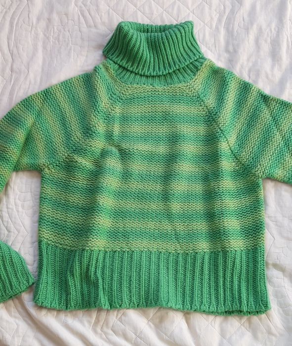 Sweterek damski zielony