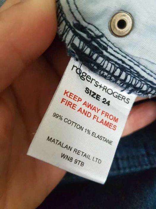 Dżinsy rogers + Rogers granatowe 6XL/52 cotton szybka wysyłka.