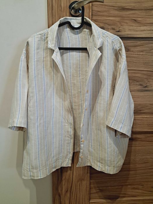Koszula damska lniana 100% len, Cubus, bdb, oversize r. XL