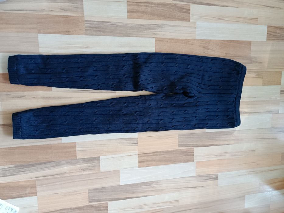 Leginsy ocieplane Coccodrillo granatowe rozmiar 146 nowe bez metki