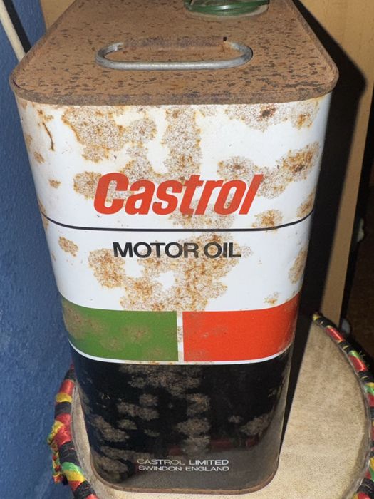 Lata de Óleo antiga castrol crx