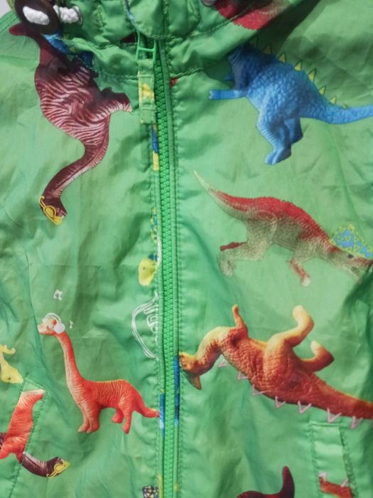 Kurtka przeciwdeszczowa w dinozaury rozm. 98/ next