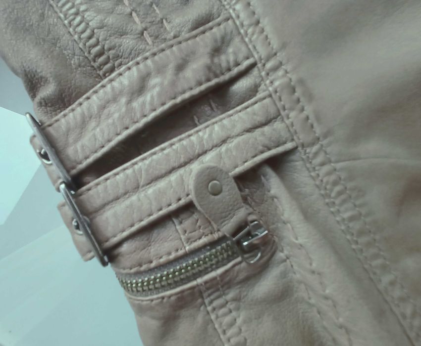 Max Mara skórzana kurtka ramoneska 40