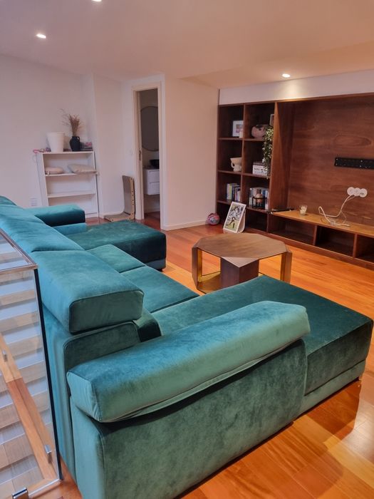 Sofa com dupla chaise longue (como novo)