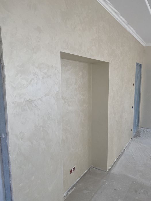 Декор. Декоративна штукатурка. Безвоздушная покраска