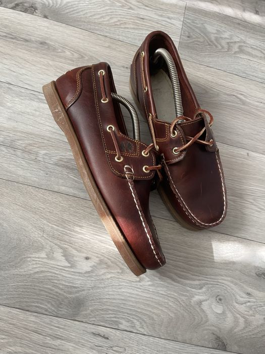 Шкіряні топсайдери Timberland