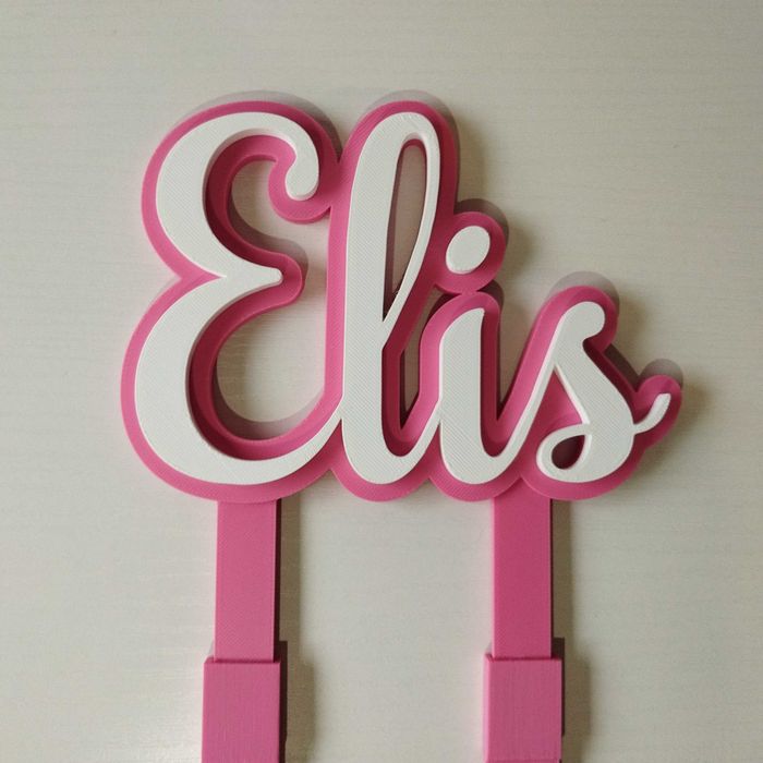 Topper de Bolo Stitch e Angel Personalizado